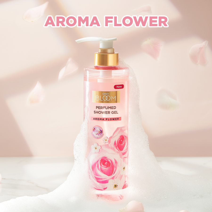 SỮA TẮM NƯỚC HOA CINDY BLOOM AROMA FLOWER - NGỌT NGÀO